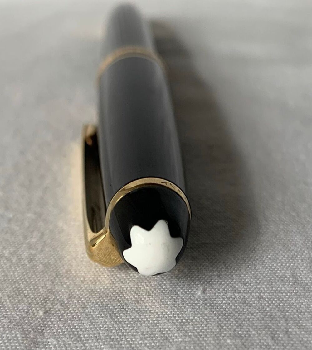 Vtg Montblanc Meisterstuck Black Gold LeGrand Ballpoint Pen GERMANY - Picture 3 of 8